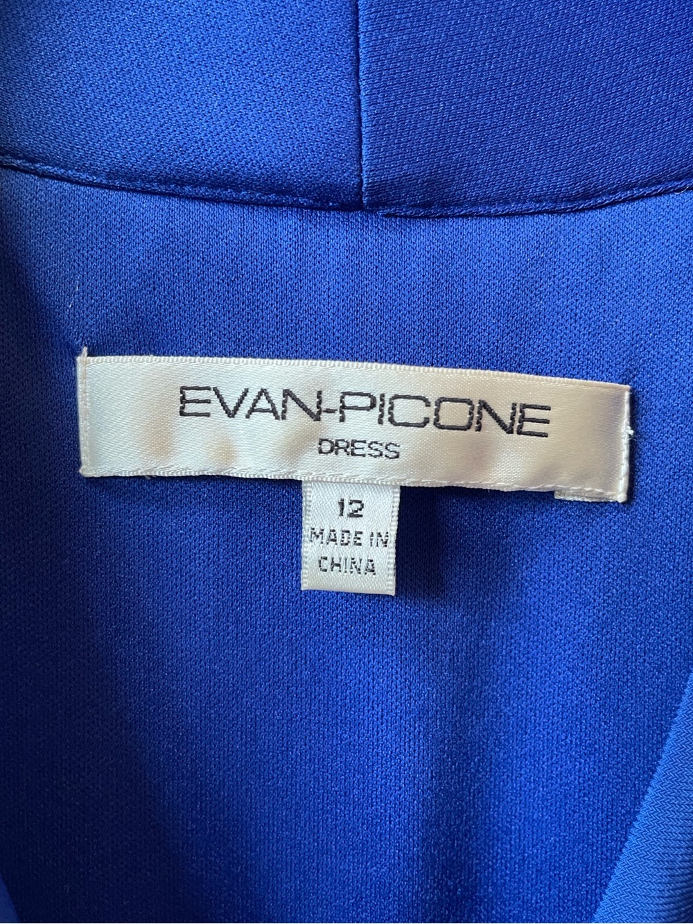 Evan Picone Royal Blue Sleeveless Maxi Dress - Picture 5 of 8